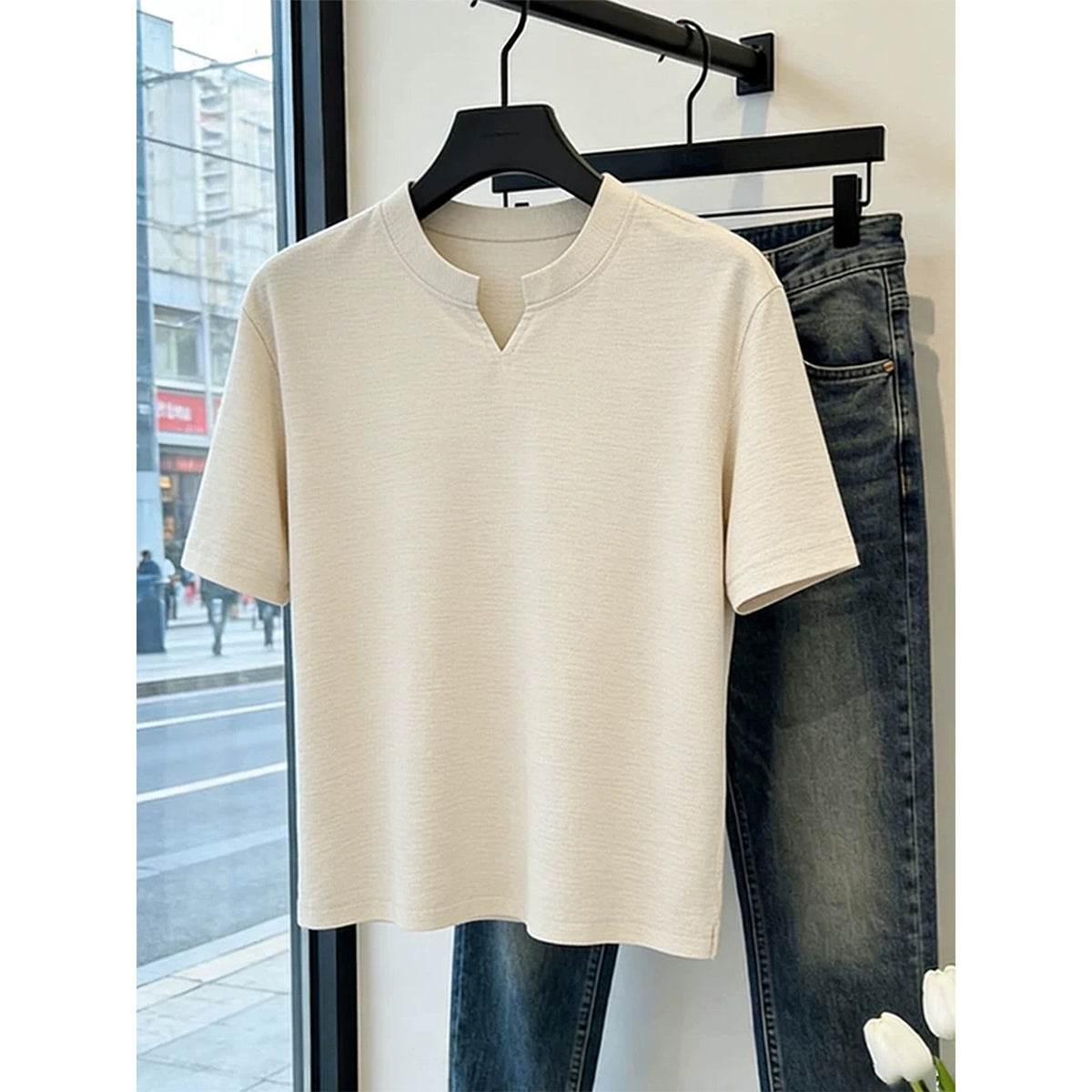 Men's Premium V-Neck T-Shirt