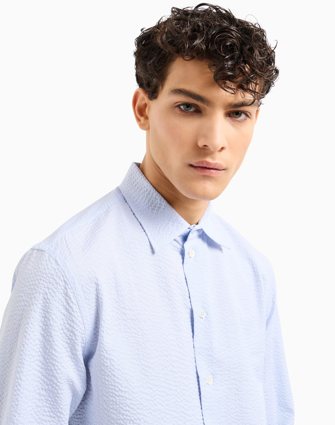 Men's Seersucker Shirt