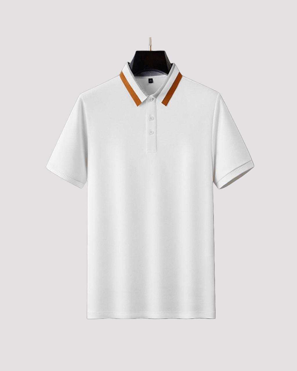 Men's Contrast Collar Polo