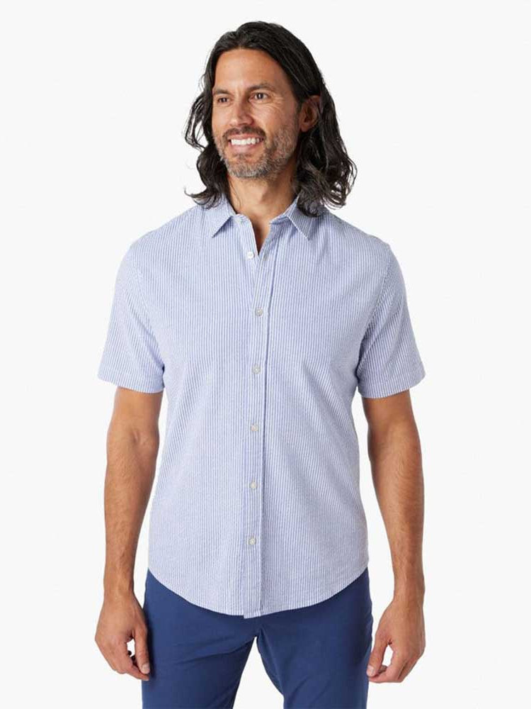 Men's Seersucker Shirt