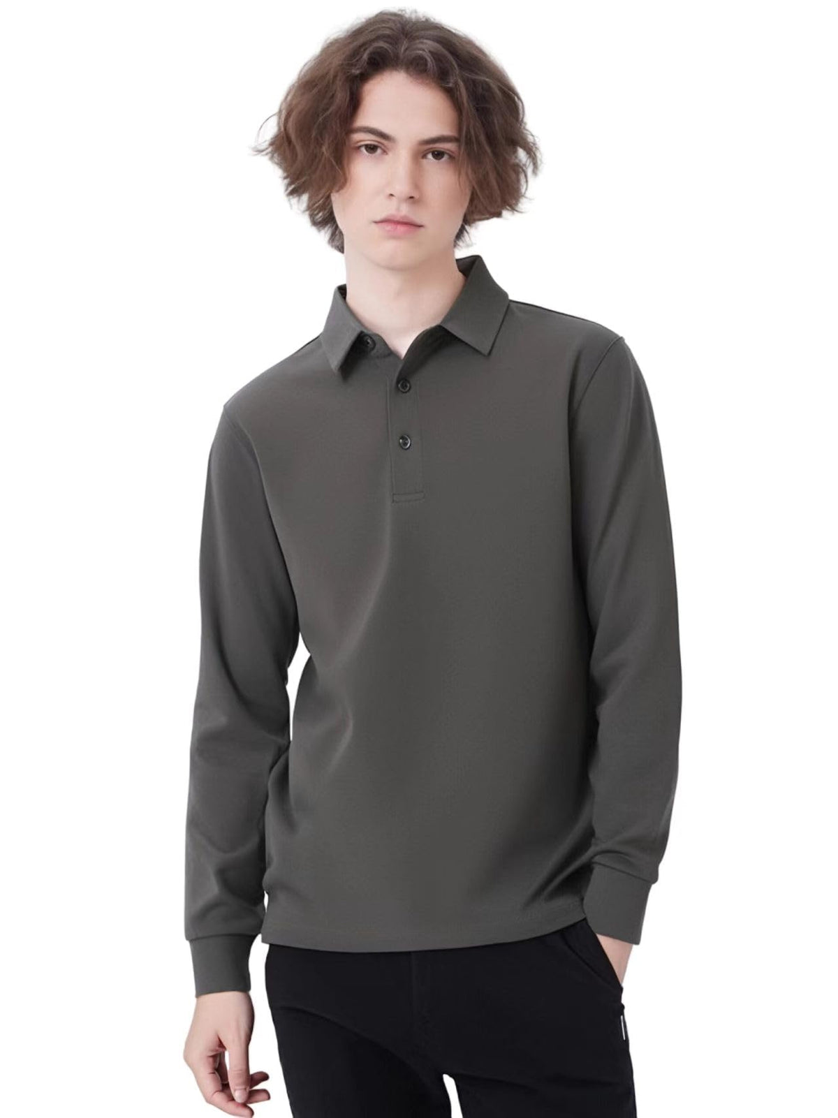 Men's Long Sleeve Polo