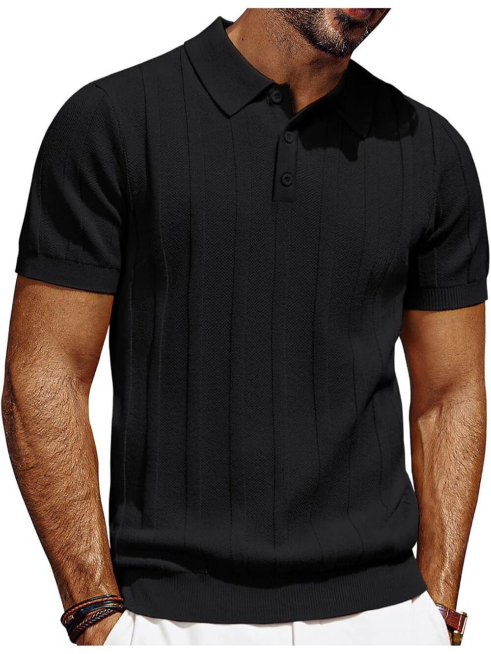Men's Ribbed Polo