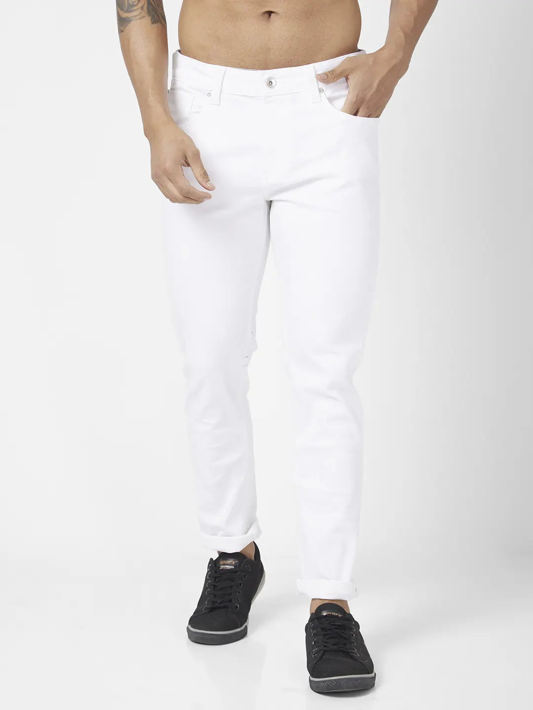 Men's White Jeans