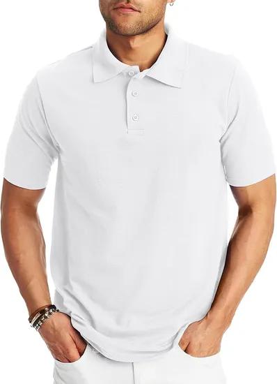 Men's Button Collar Polo