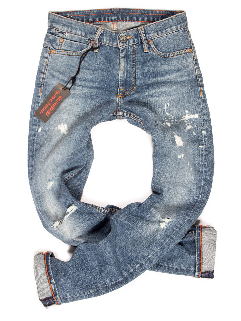 Men's Distressed Jeans