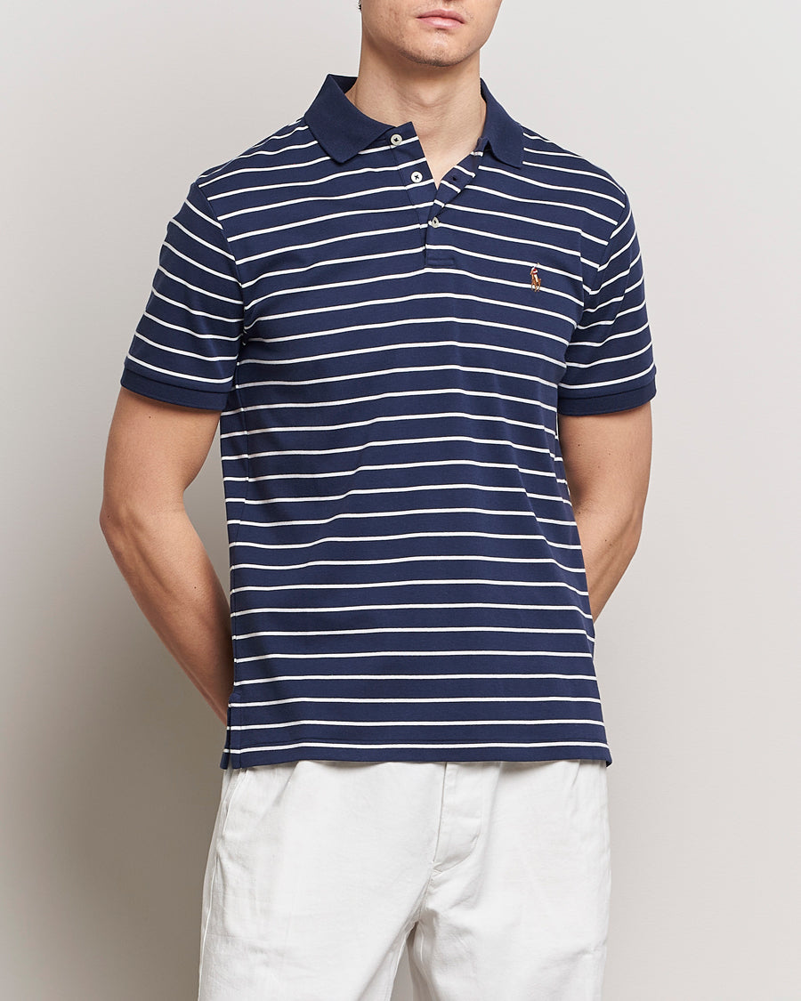 Men's Striped Polo