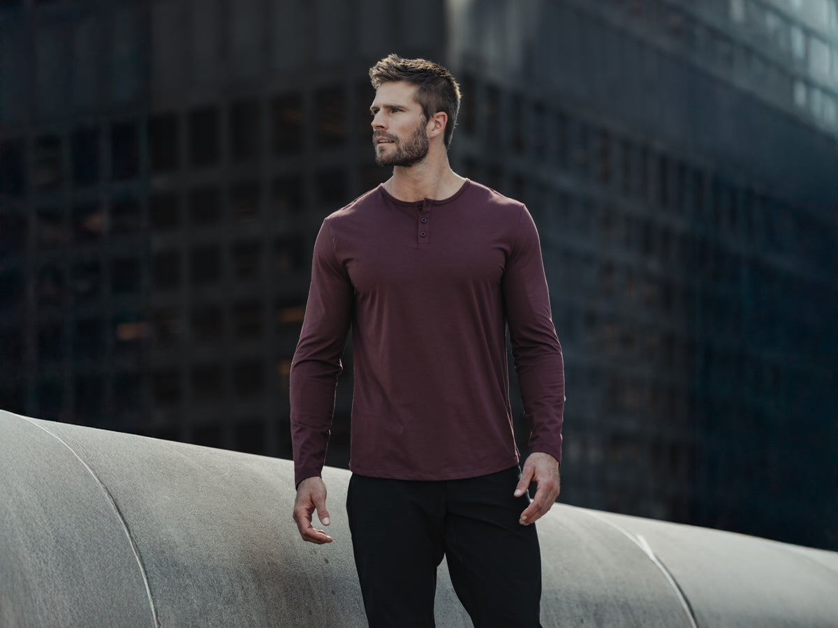 Men's Classic Henley T-Shirt
