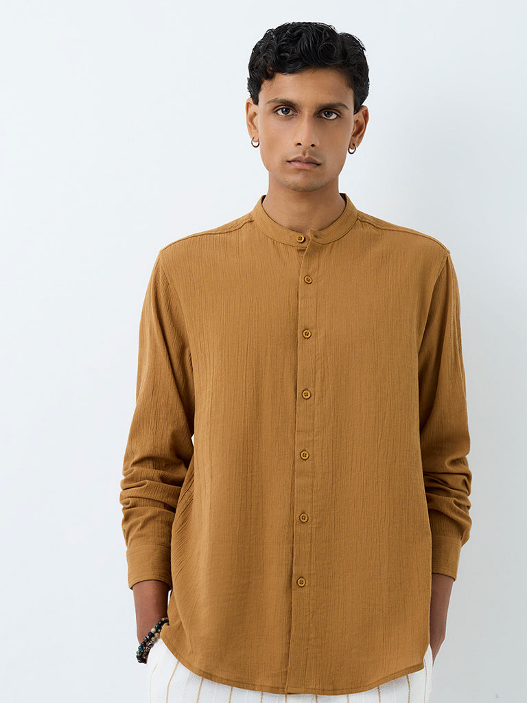 Men's Textured Weave Shirt