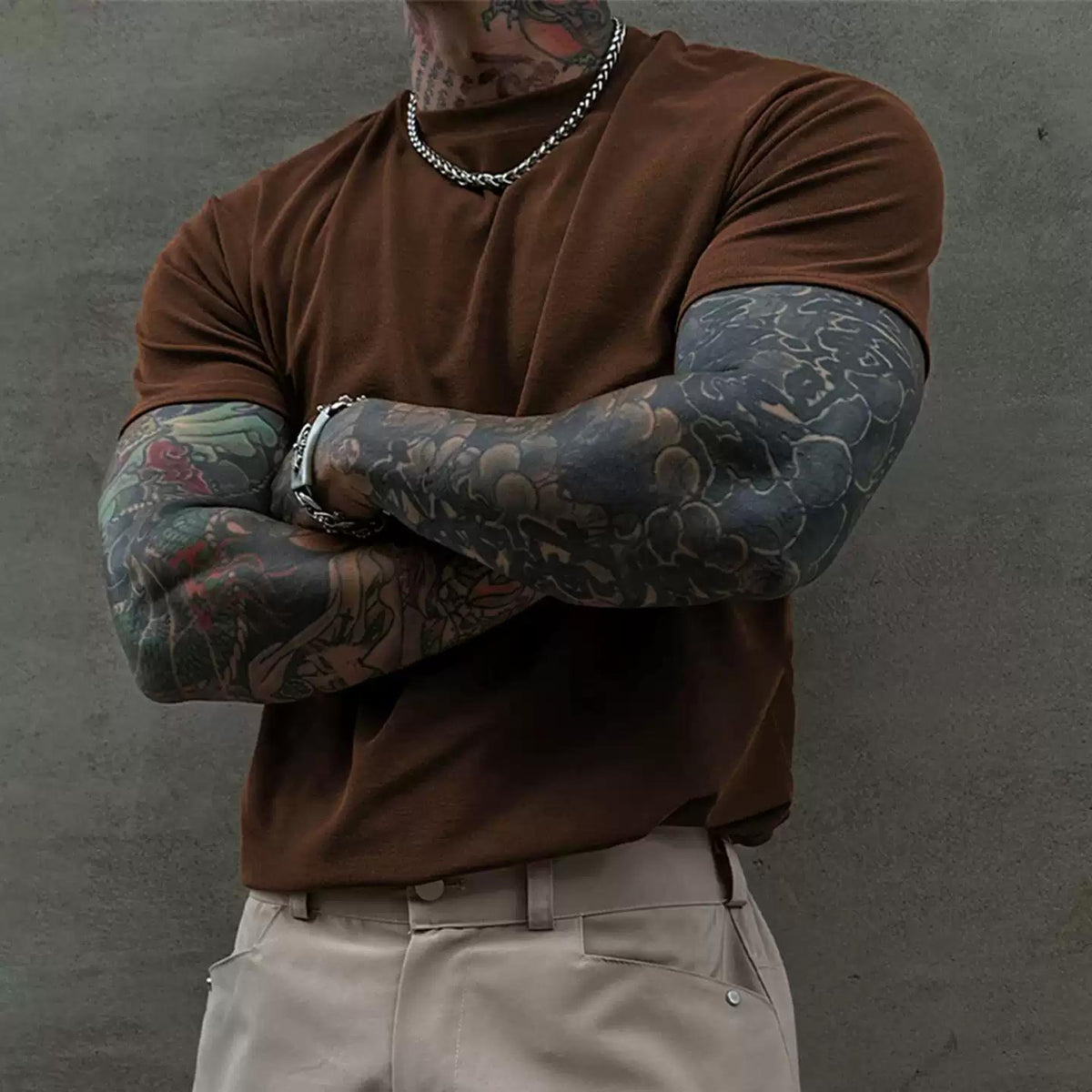 Men's Cotton Muscle Fit T-Shirt