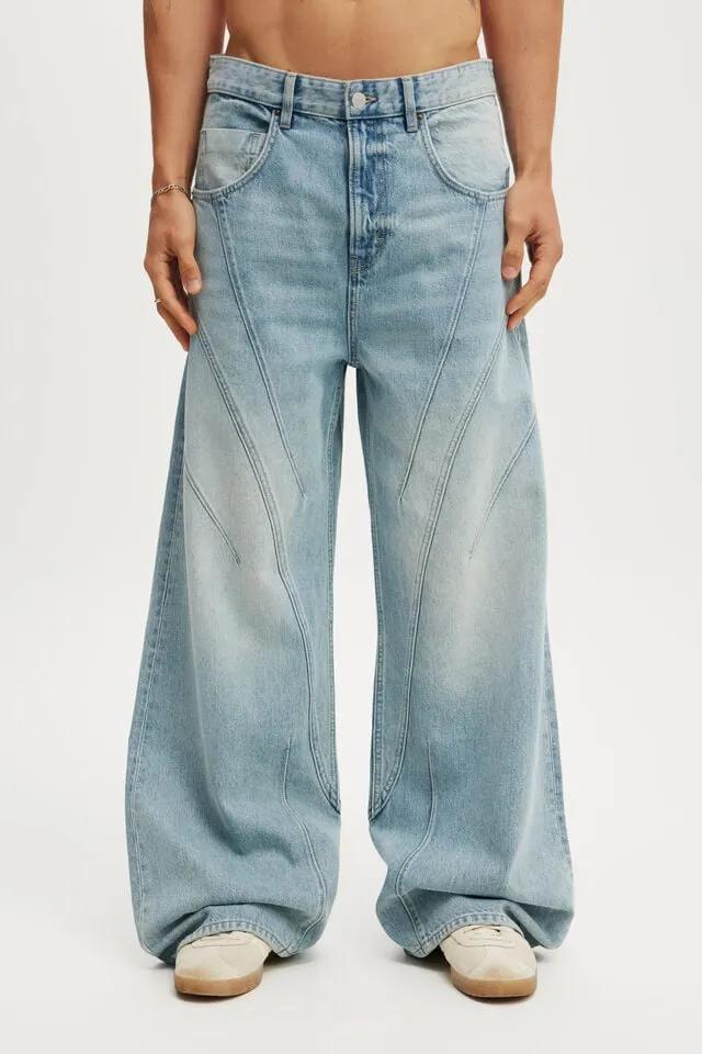 Men's High Waist Jeans
