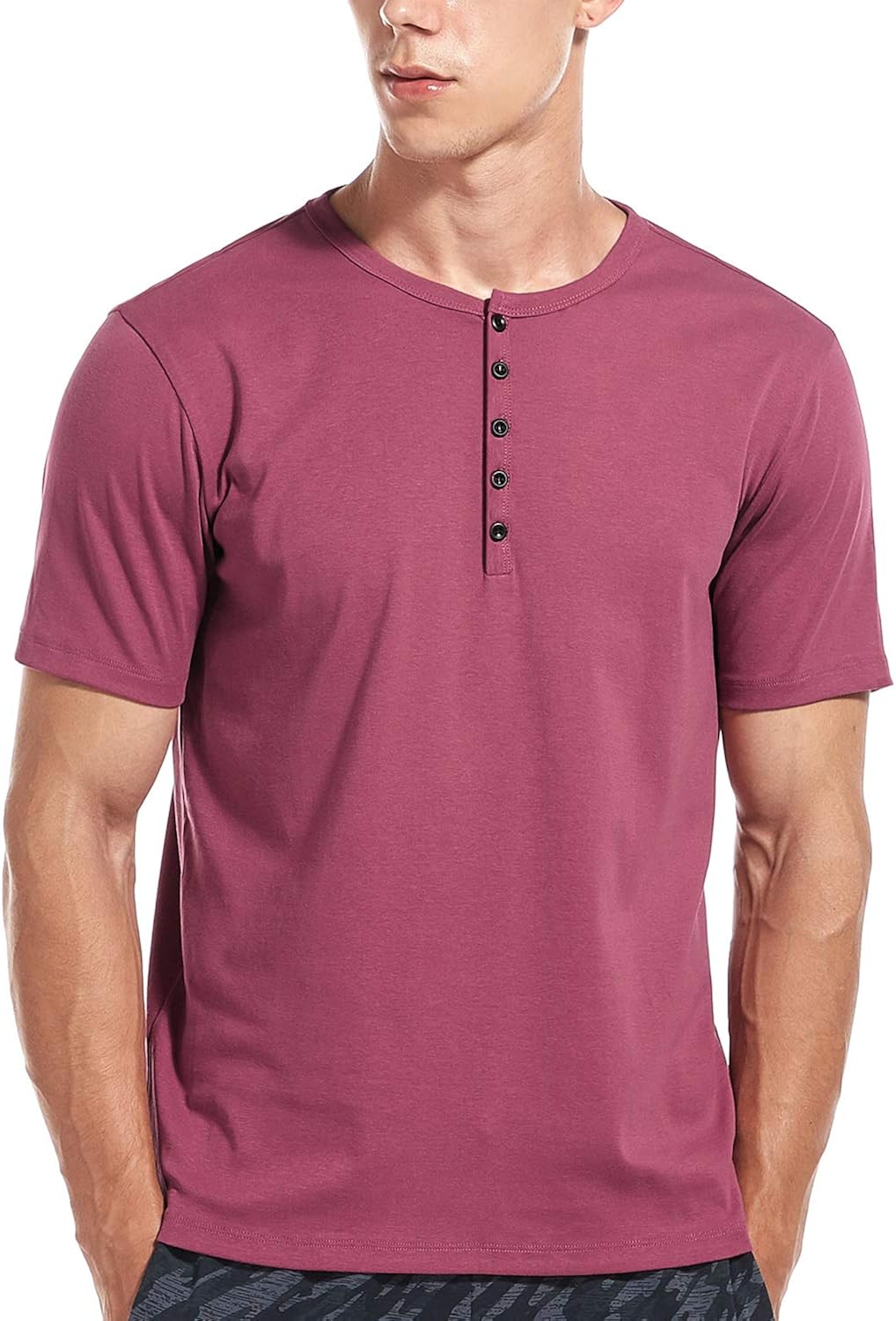 Men's Tailored Henley T-Shirt