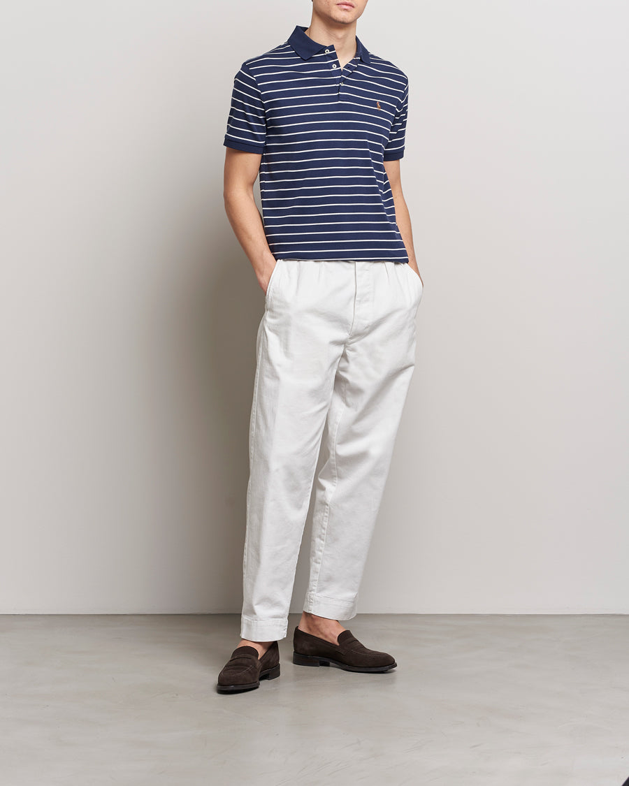 Men's Striped Polo