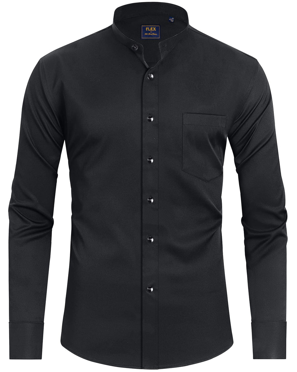 Men's Mandarin Collar Shirt