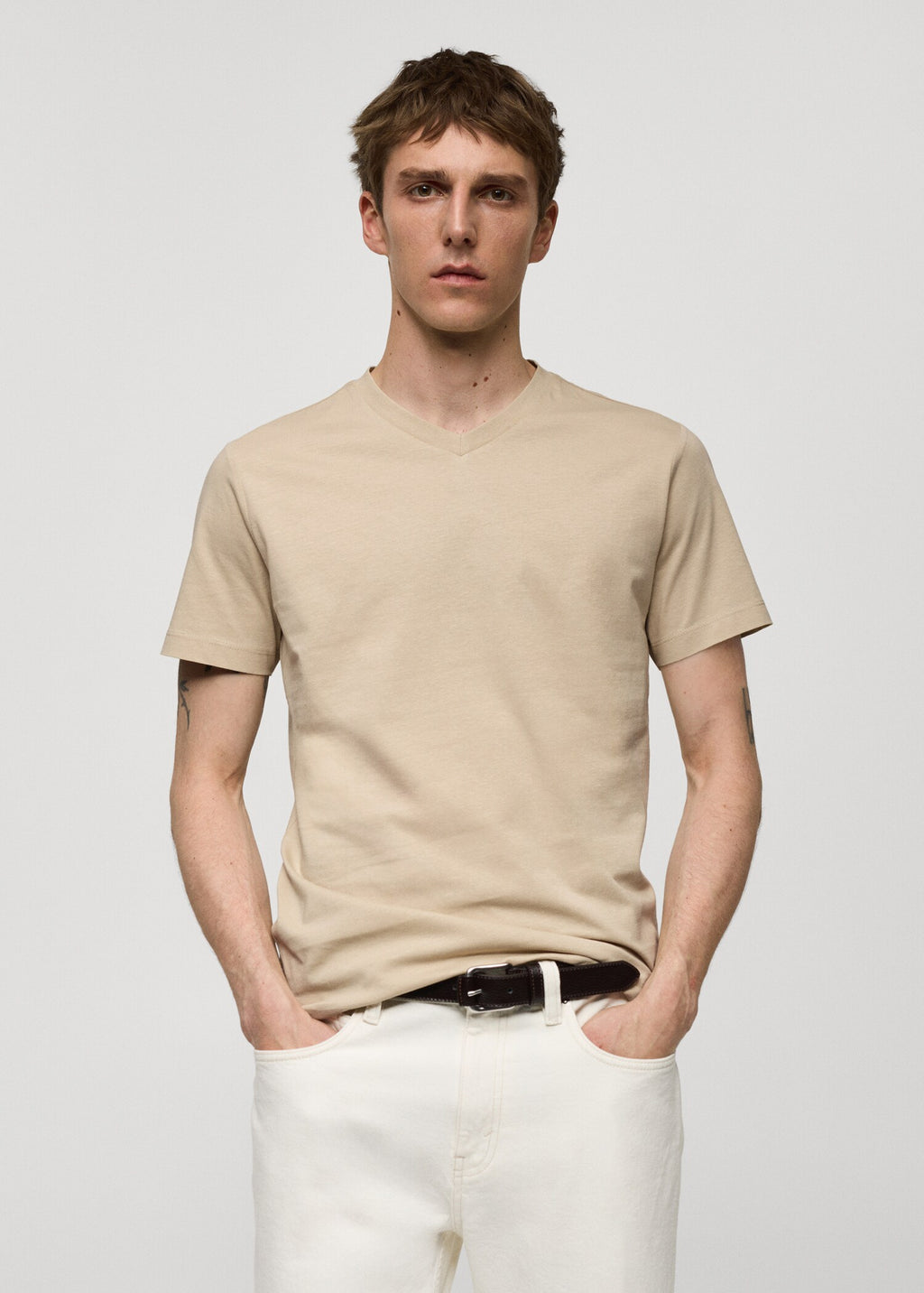 Men's Basic V-Neck T-Shirt