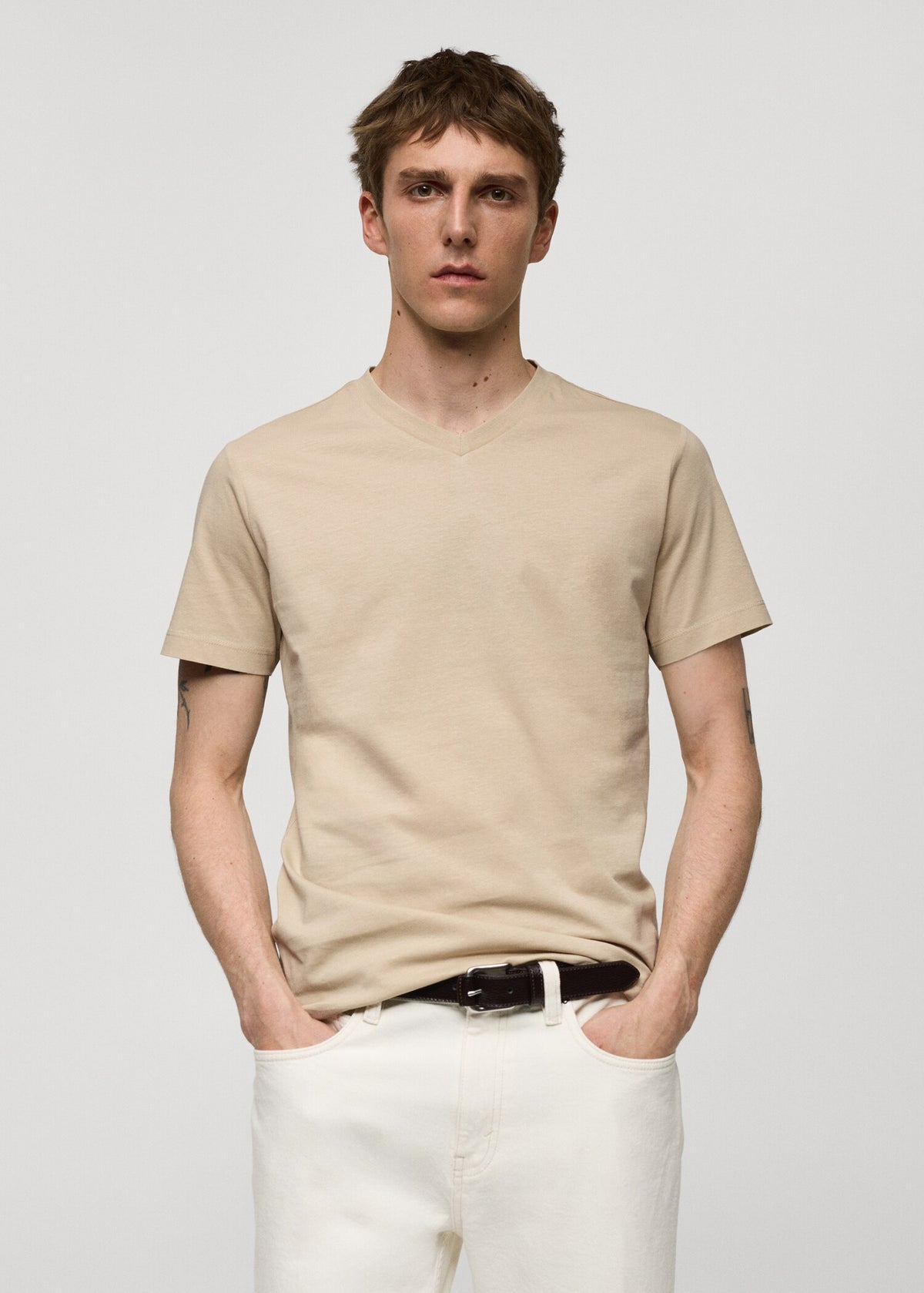 Men's Basic V-Neck T-Shirt