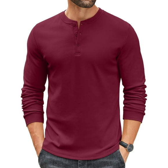 Men's Classic Henley T-Shirt