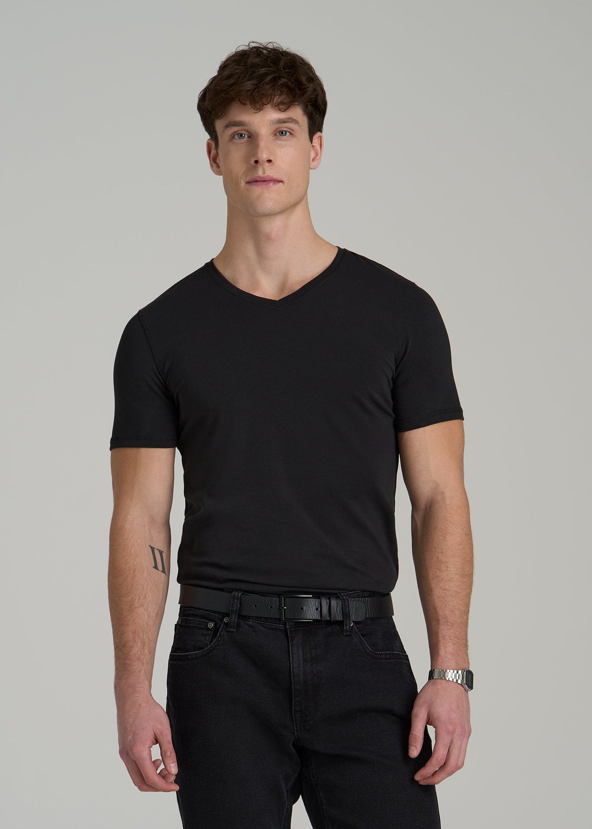 Men's Cotton V-Neck T-Shirt
