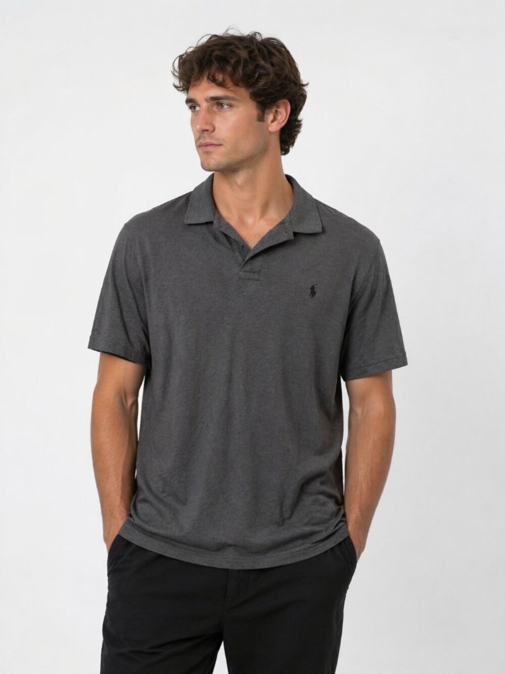 Men's Heathered Polo