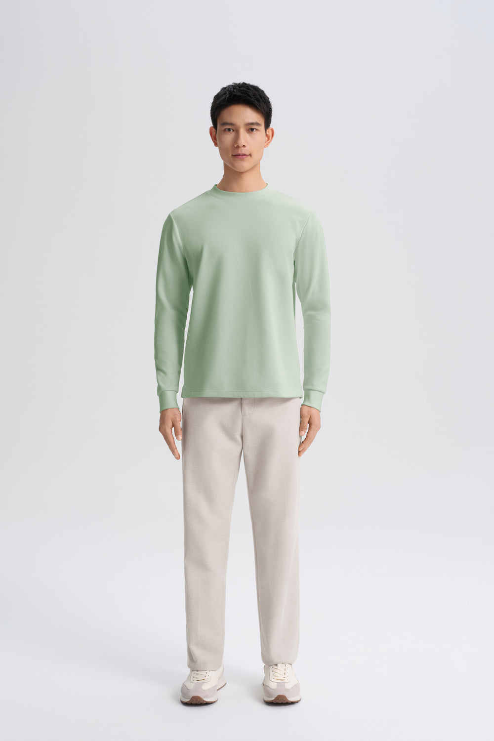 Men's Basic Long Sleeve T-Shirt