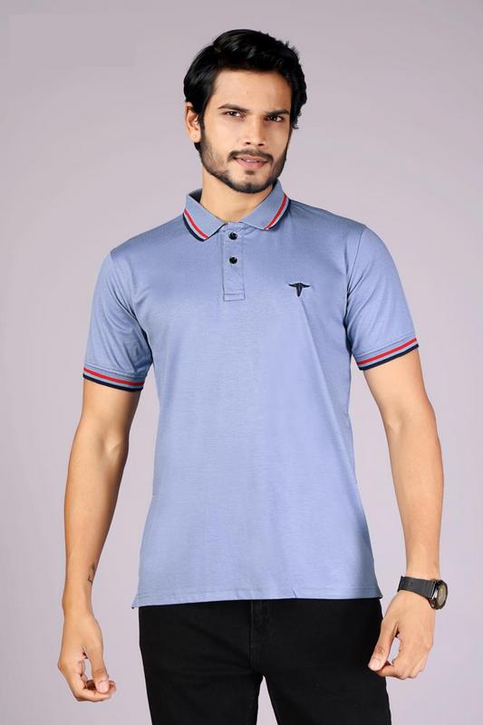 Men's Contrast Polo
