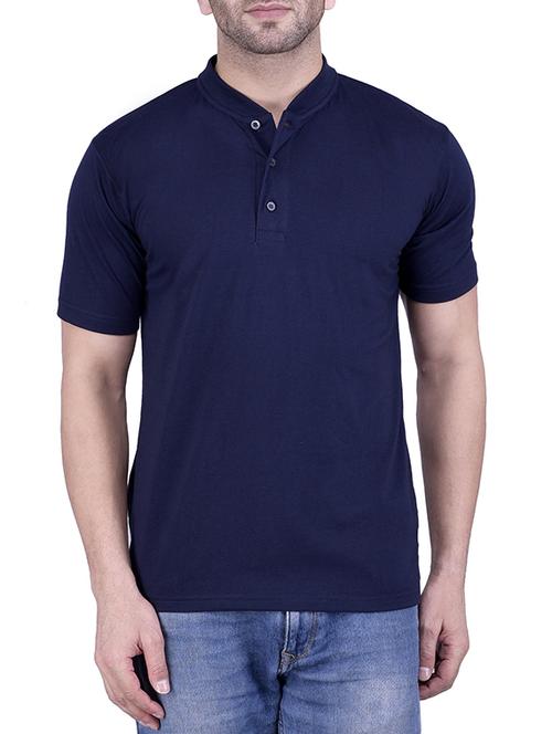 Men's Breathable Henley T-Shirt