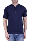 Men's Breathable Henley T-Shirt