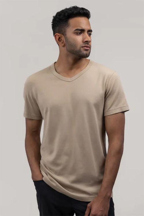 Men's Basic V-Neck T-Shirt