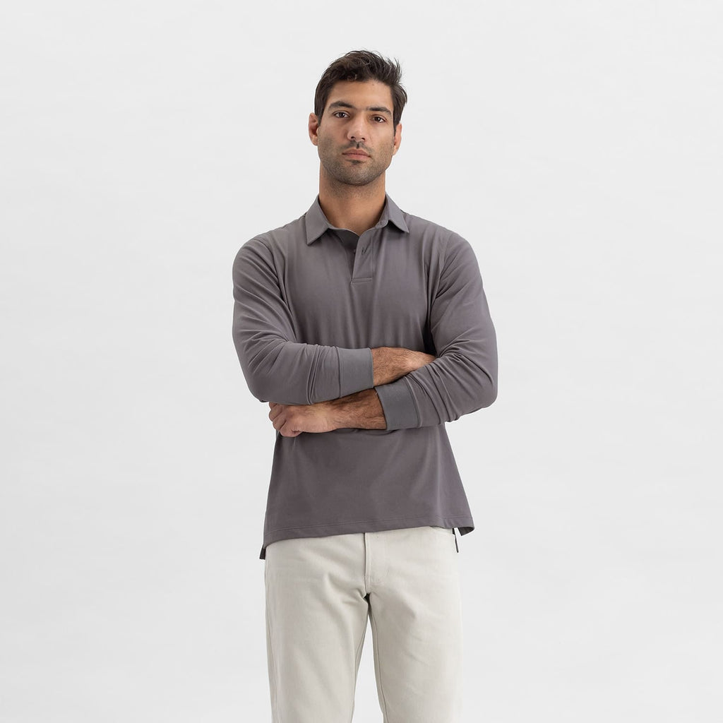 Men's Long Sleeve Polo