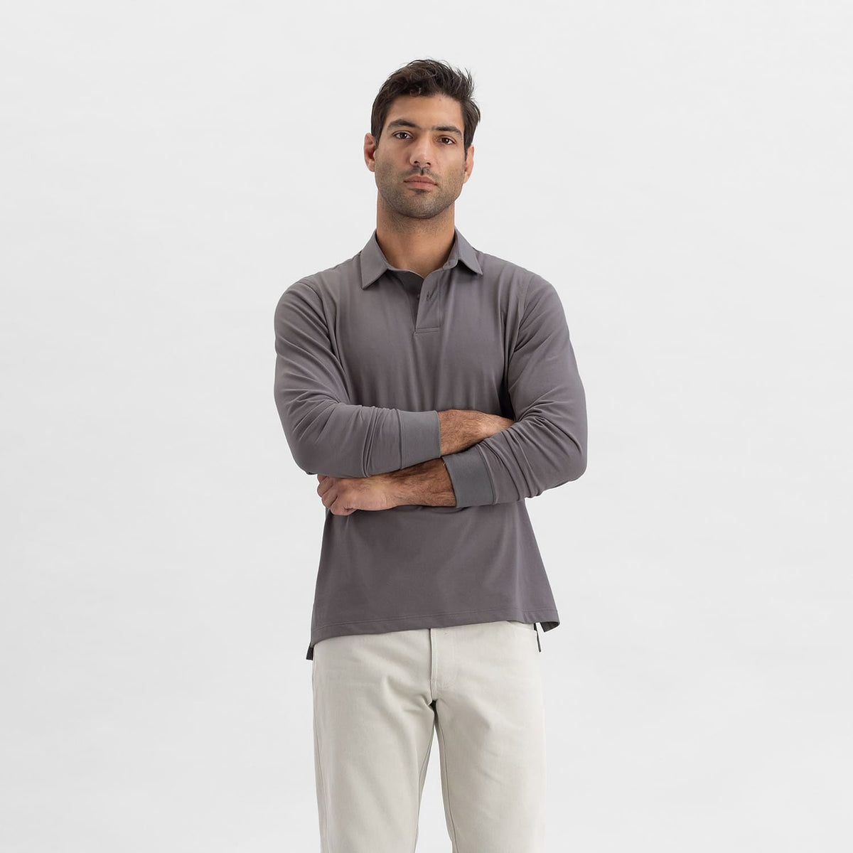 Men's Long Sleeve Polo