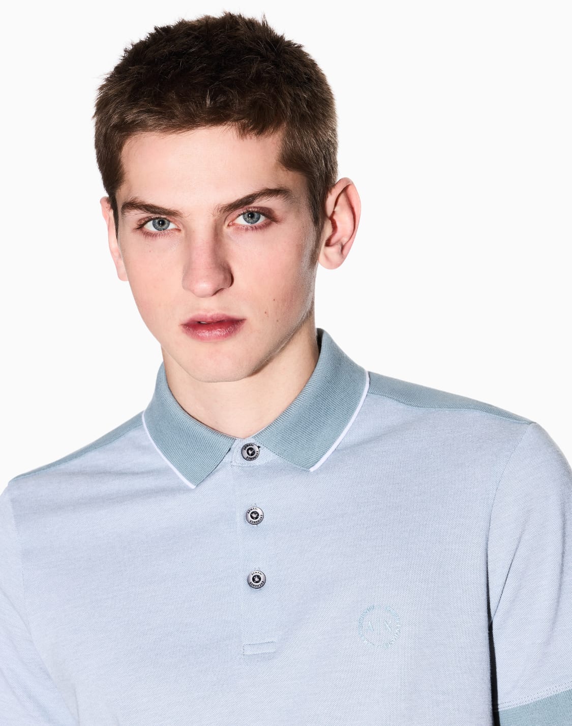 Men's Contrast Polo