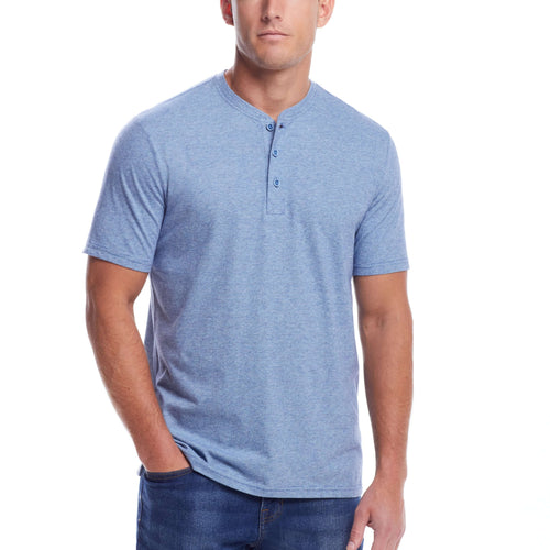 Men's Basic Henley T-Shirt