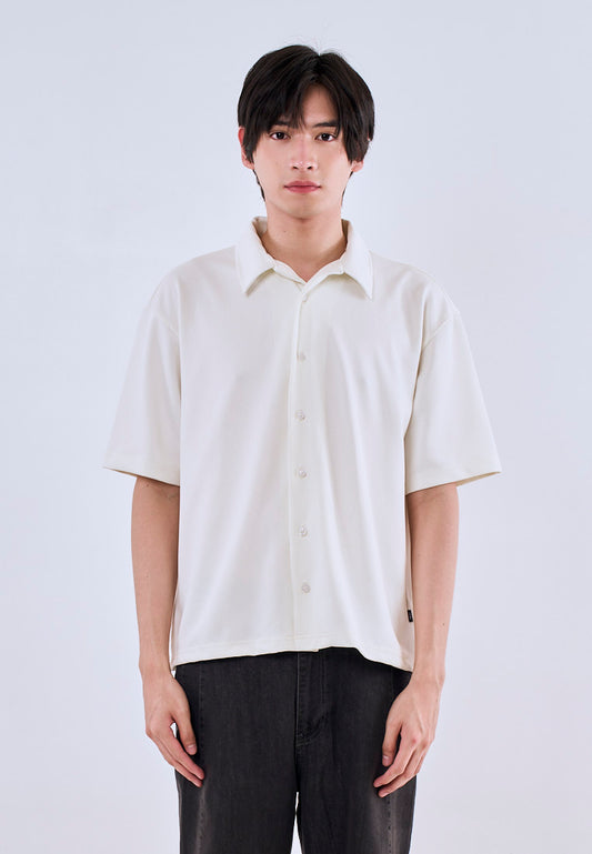 Men's Button Collar Polo