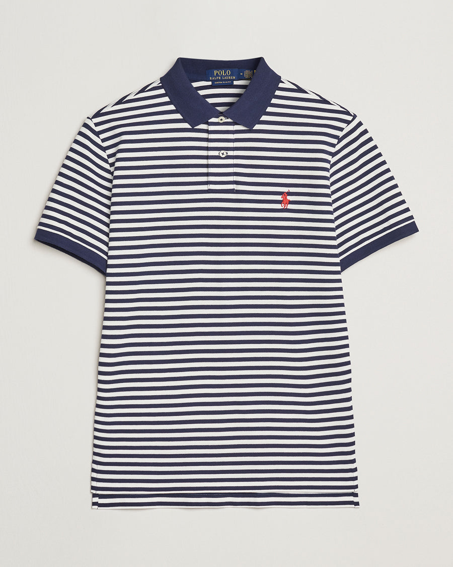 Men's Striped Polo